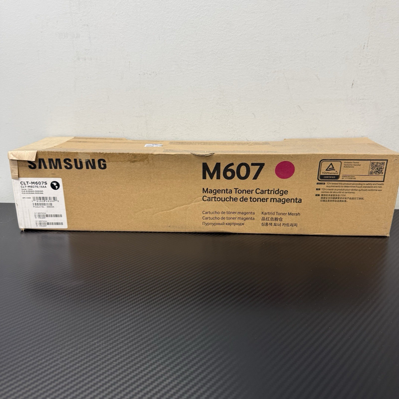 Samsung CLT-M607S Magenta Toner Cartridge for CLX-9250ND CLX-9252NA CLX-9350ND