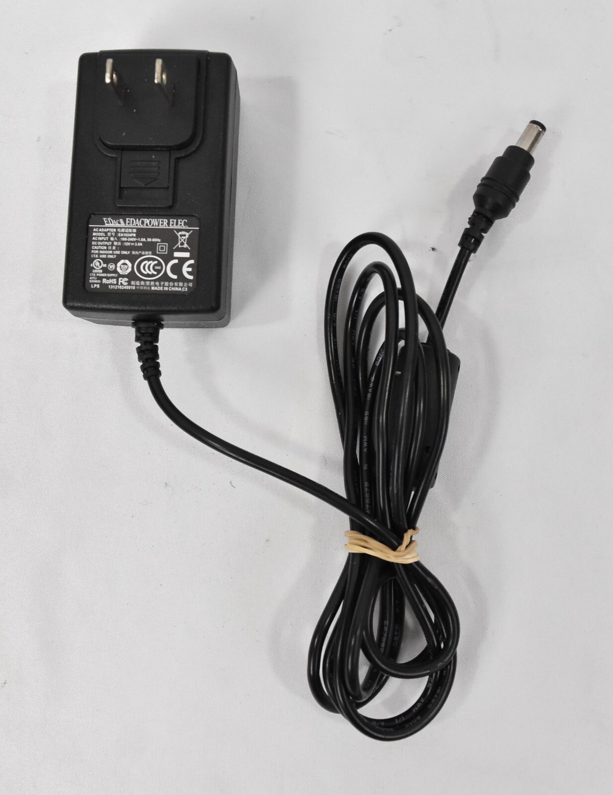 EDAC AC Adapter EA1024PR 12V 3.0A EDAC Power Elec