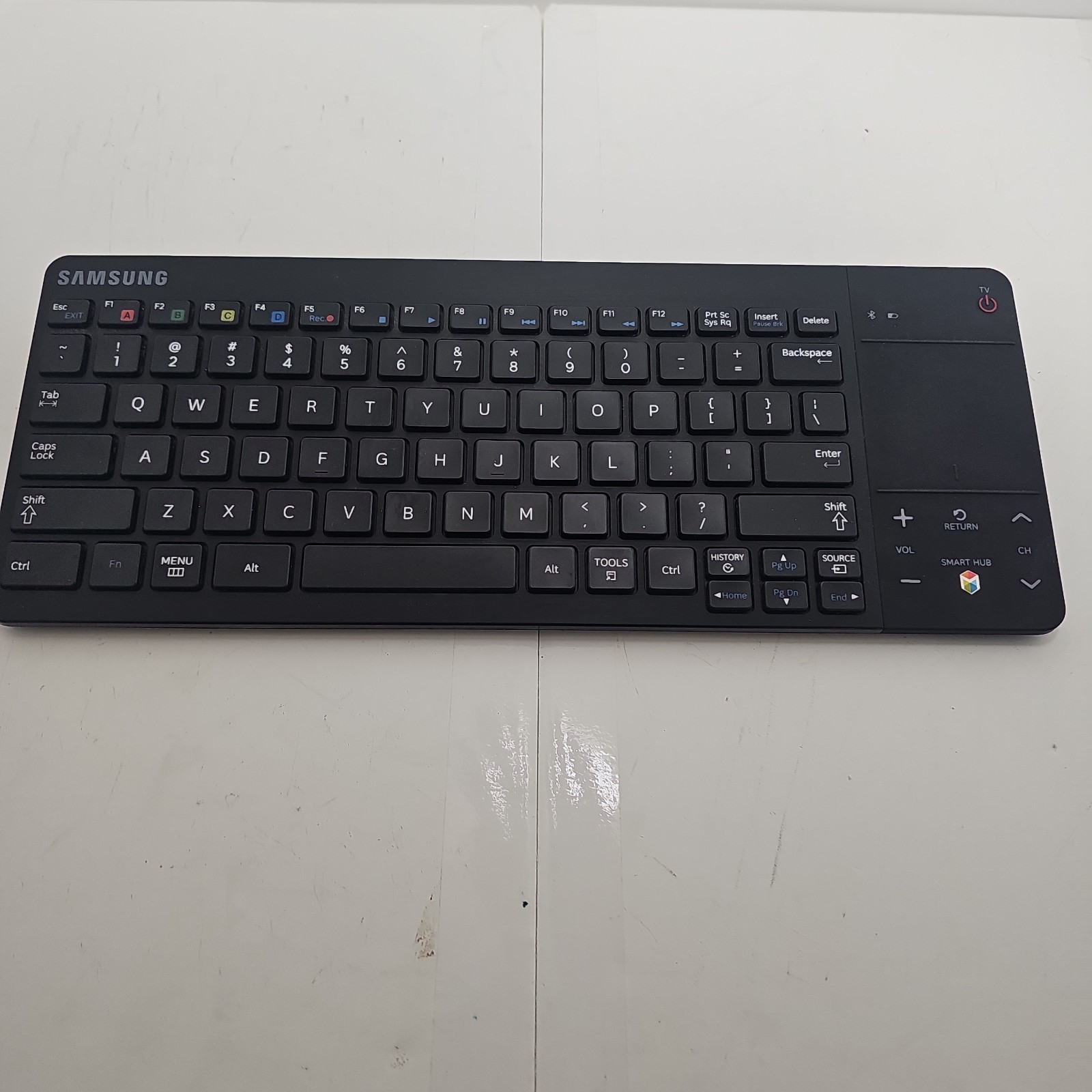 Samsung VG-KBD1000 Wireless Keyboard Touchpad Black Smart TV Bluetooth