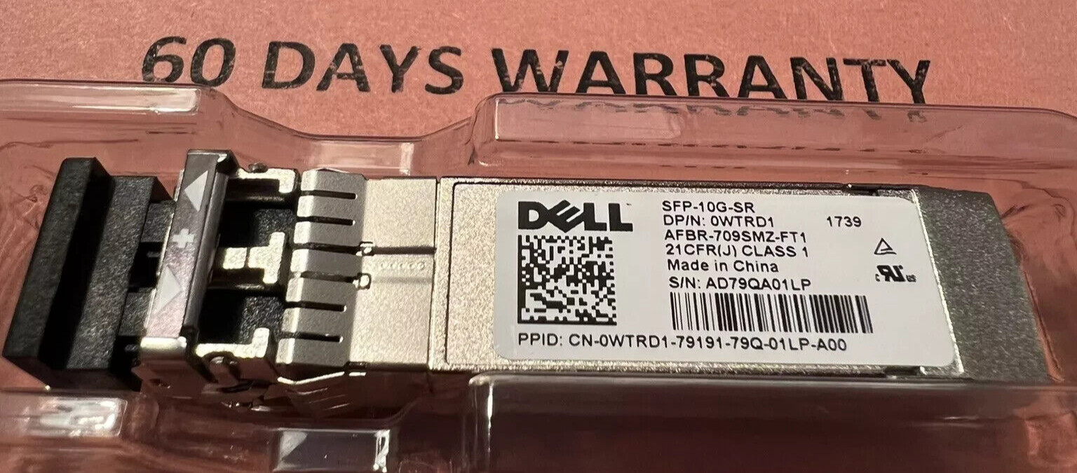 NEW Dell 10G SR SFP+ For Dell Networking N4032F, N4064, N4064F, S4810-ON, S5000