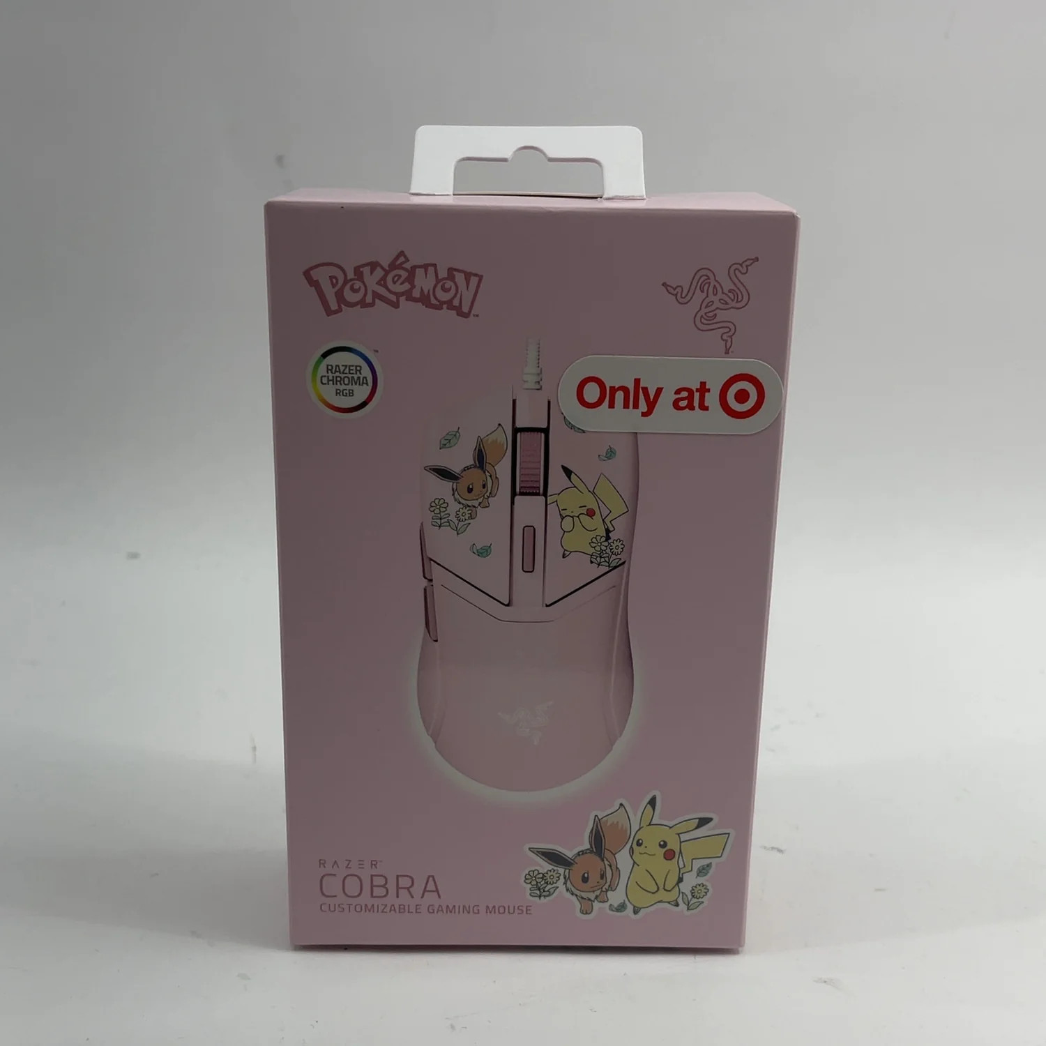 Razer Pokemon Cobra Mouse RZ01-04650900-RUEA Wired Mouse Pink