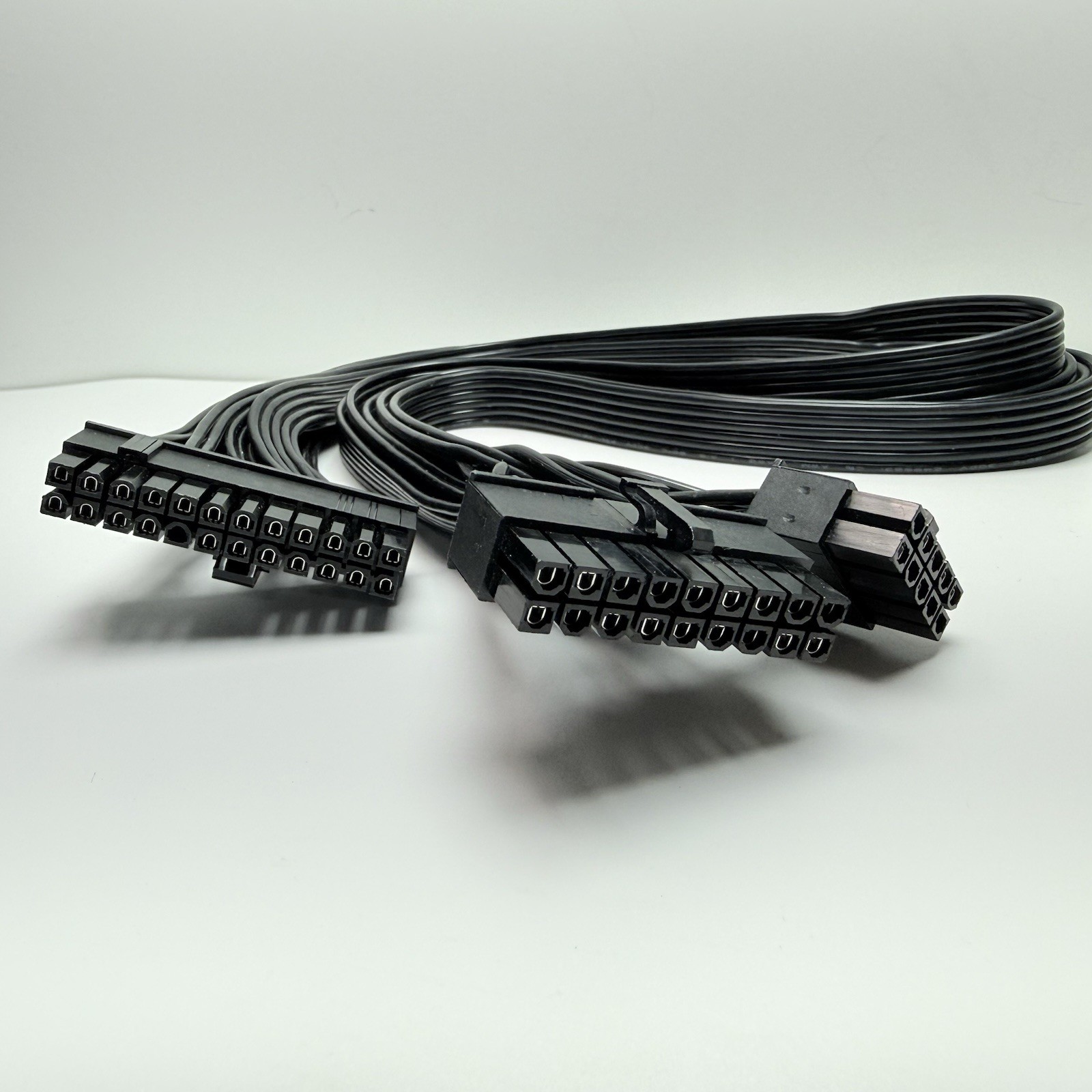 Black Modular 24-Pin ATX Motherboard Power Cable PSU PC Desktop
