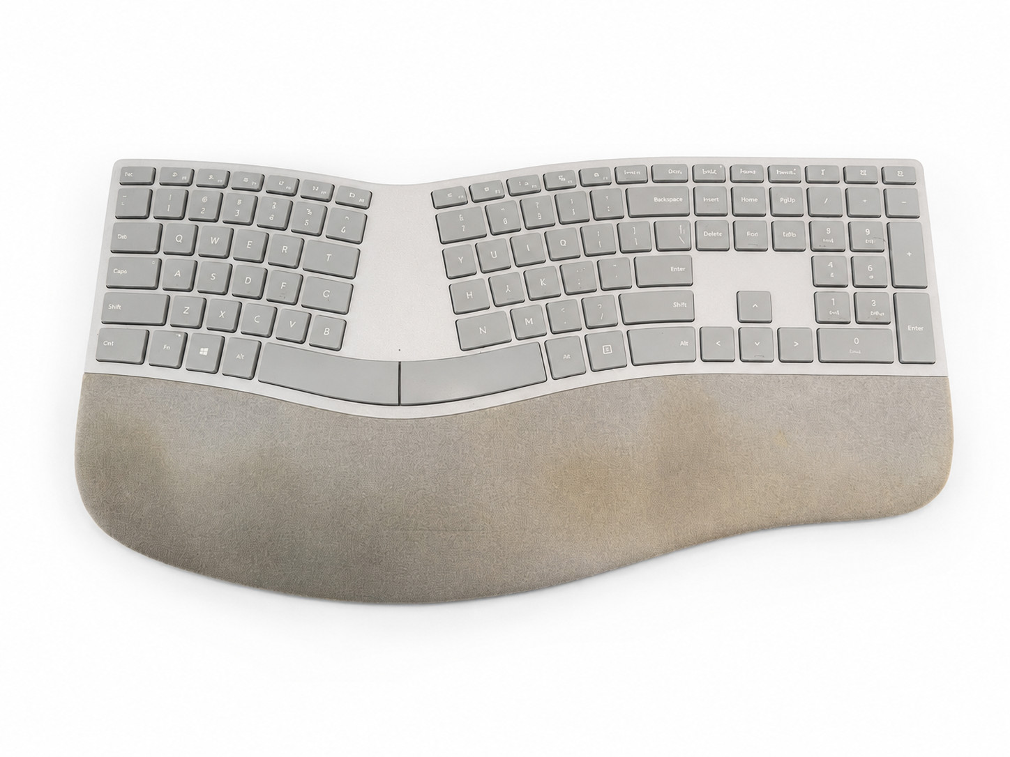 Microsoft Surface Ergonomic Wireless Bluetooth Keyboard Gray Model 1786 Works