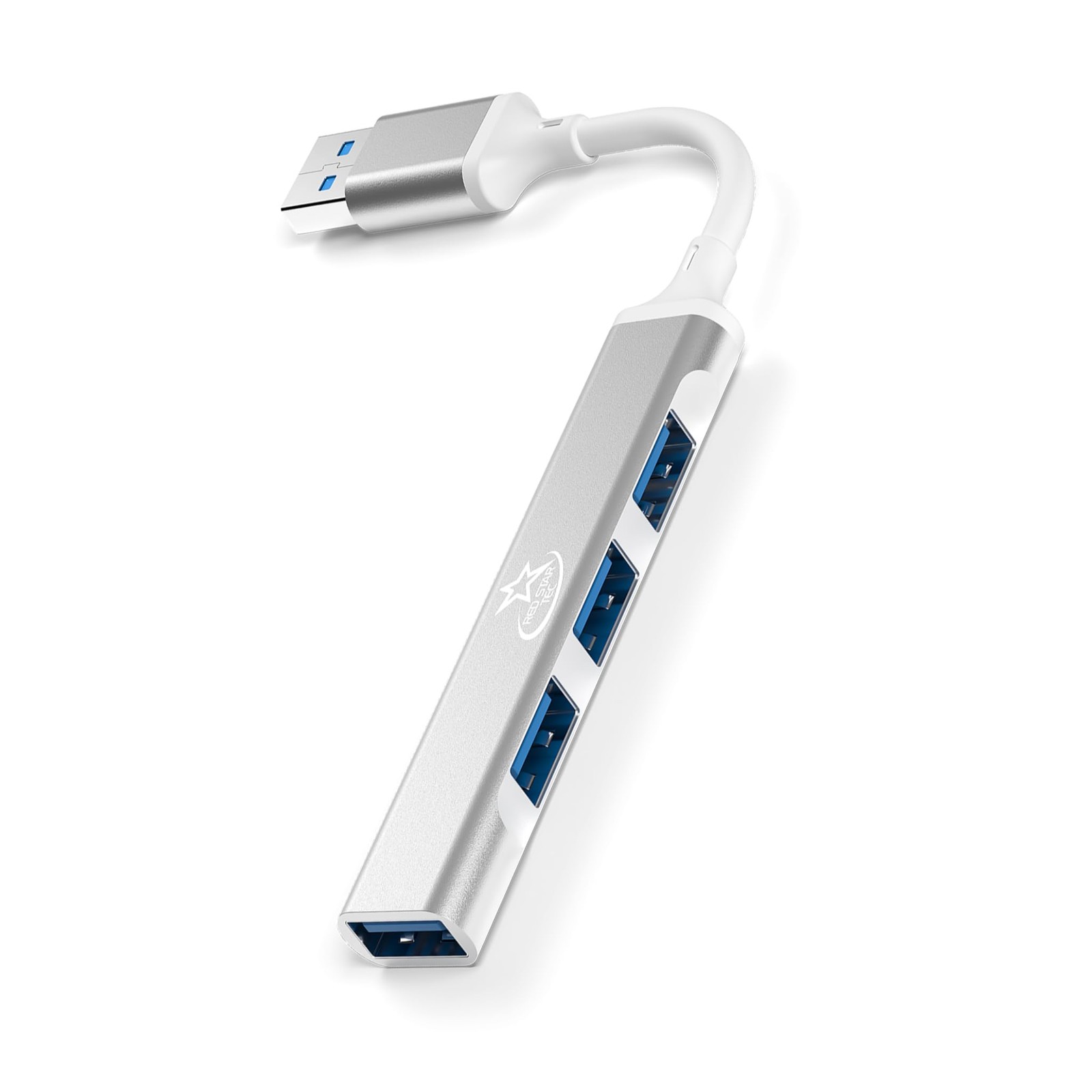 Red Star Tec U124A USB A Mini Adapter, 4 Extra A Ports, 2.0/3.0