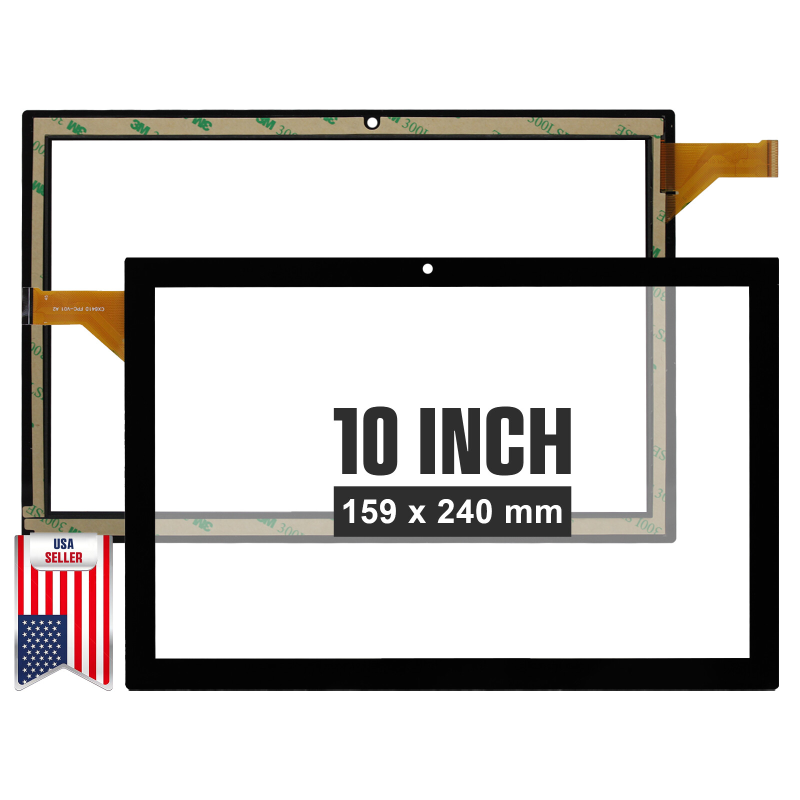 NEW Touch Screen Digitizer Glass Panel For Android 10 Inch Tablet Model: YQ10S