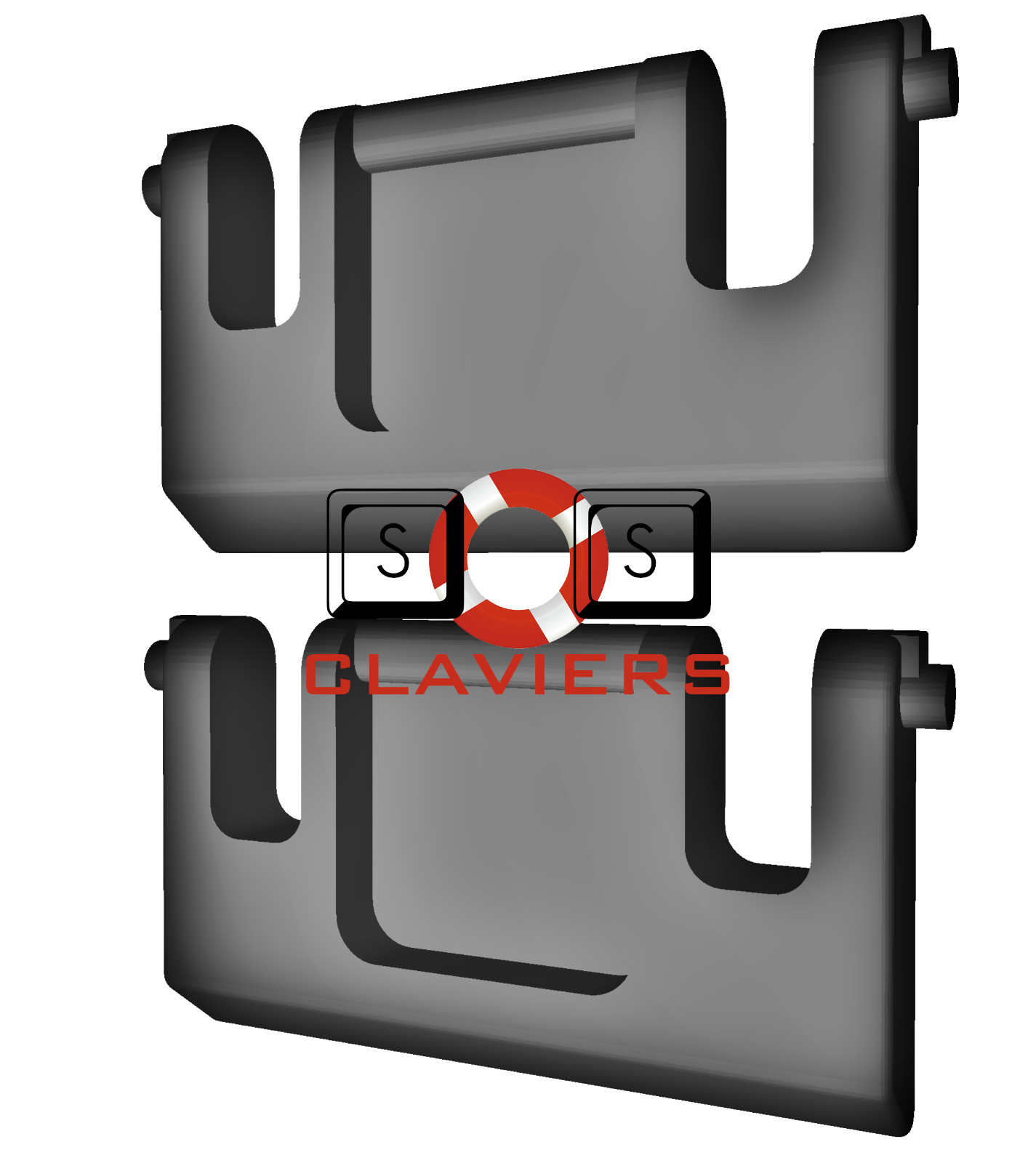 Asus Tuf Gaming K7 Keyboard Spare Replacement Tilt Leg Stand Feet