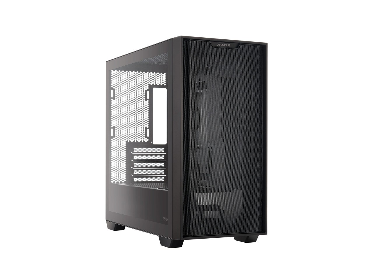 ASUS A21/BLK// Micro ATX Computer Case Steel / Plastic / Tempered Glass-Black
