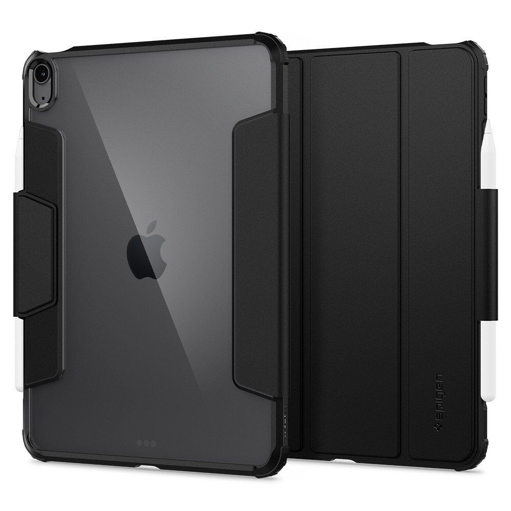 For iPad 10.2-inch | Spigen Ultra Hybrid Pro Built in Kickstand Clear Case