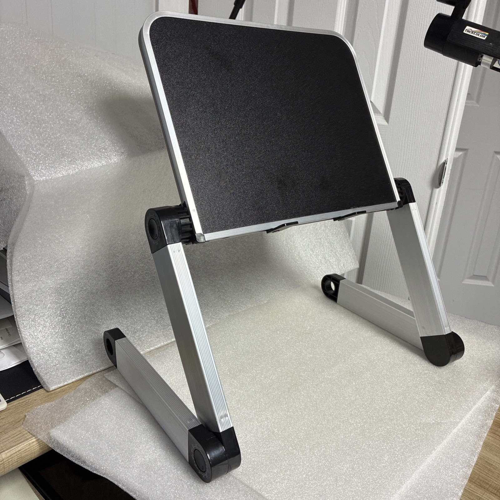 Adjustable Laptop Book Stand, Aluminum Foldable Sturdy Lightweight, Office, Shop