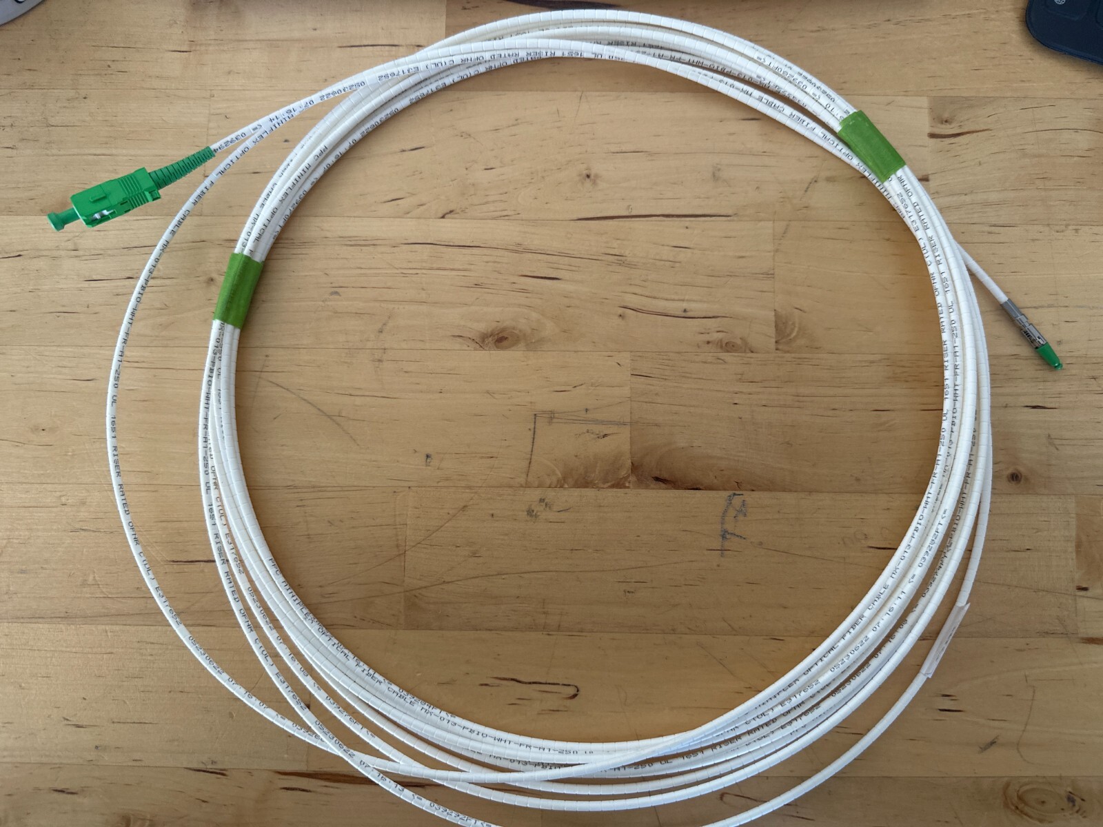 PPC Miniflex Optical Fiber Cable MX-013-PBIO-WHT-FR-A1-250 12302200217S1 New