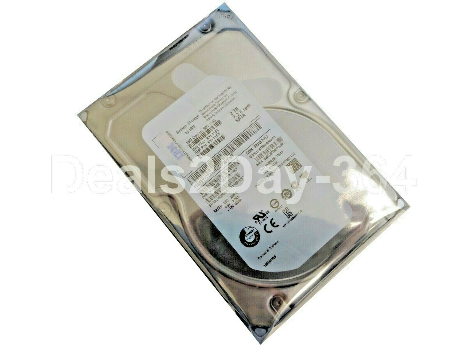 99Y1165 - IBM 2Tb 7200 6Gbps SATA Hard Disk Drive