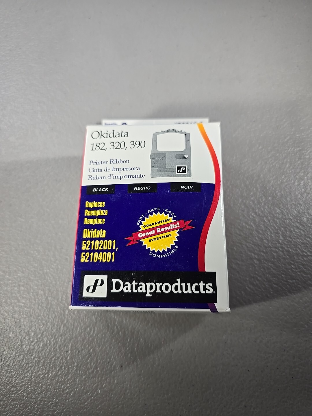 Dataproducts R60102 Nylon Printer Ribbon 2 Pack Compatible w/ Okidata 182, 320 &