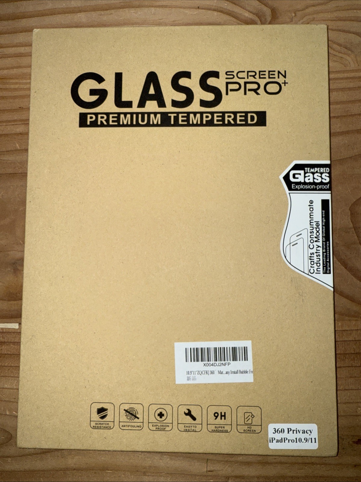 Privacy Screen Protector 10.9” 11” Matte Privacy Filter 4 Way