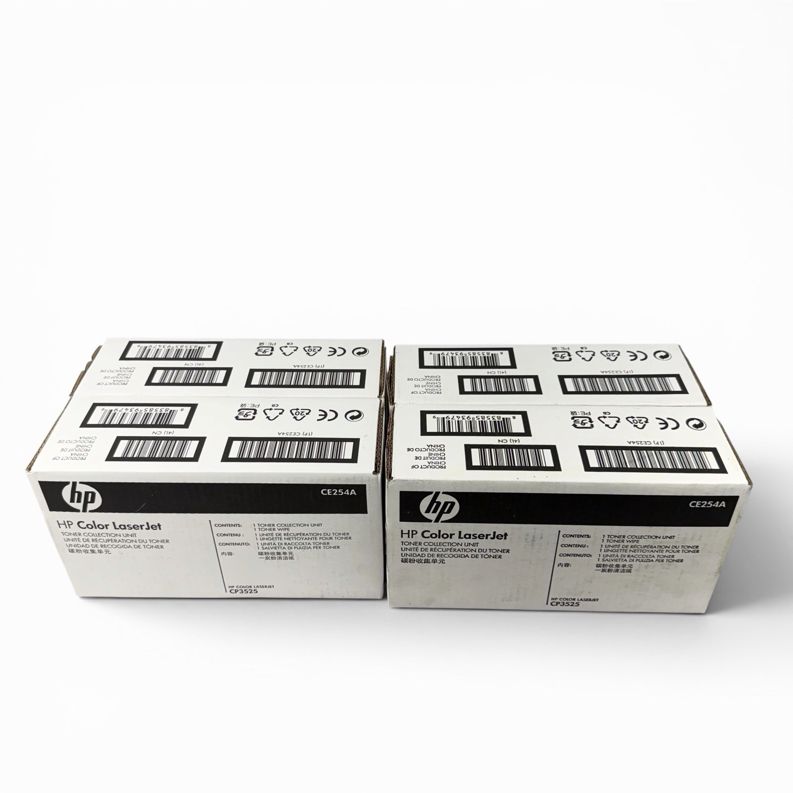 4-Genuine HP CE254A Toner Collection Unit (Waste Toner Bottle)OEM Factory Sealed