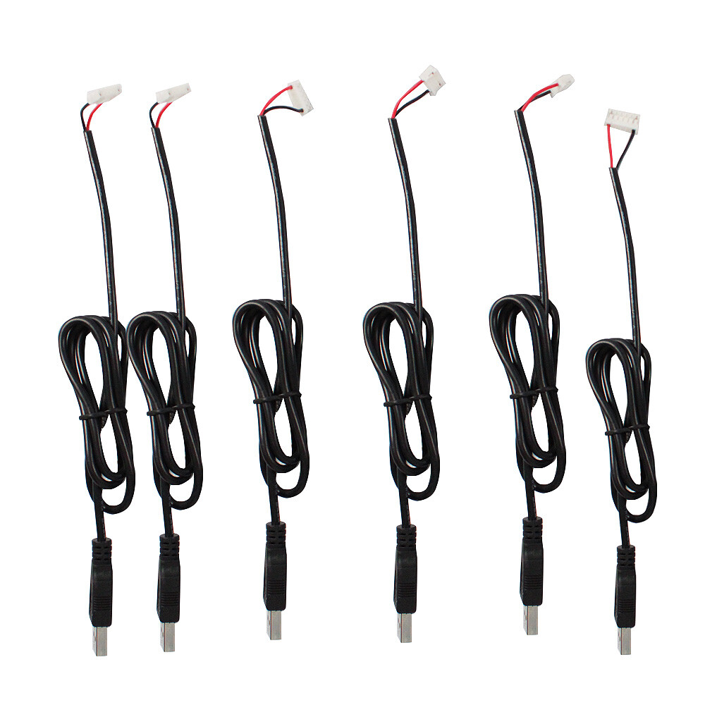 5Pieces  USB Power Cable 6Pin 700mm JST 6Pin 2.0 Connector