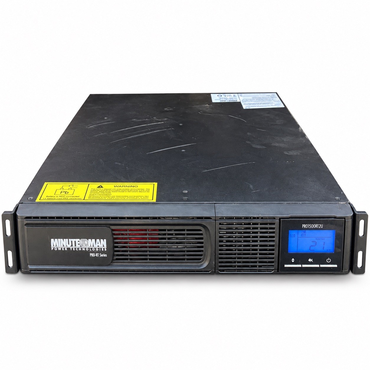 Minuteman PRO1500RT2U PRO-RT 1500VA Rack Mount UPS Backup Power Supply