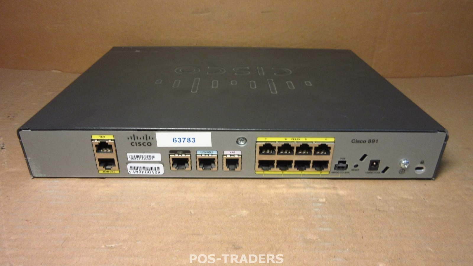 CISCO 891 CISCO891-K9 Gigabit Ethernet Security Integrated Services Router NO PS