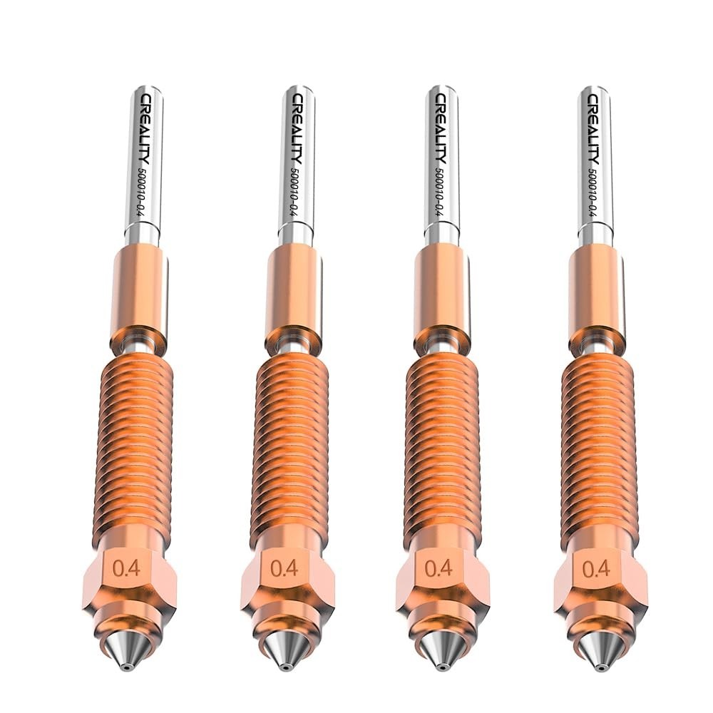 K2 Plus K2 Pro Hi Combo 3D Printer Nozzles 0.4mm Titanium Copper Hardened Steel