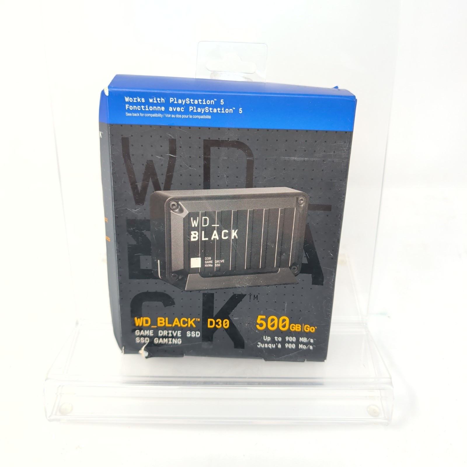 Open Box, WD_BLACK 500GB D30 Game Drive SSD, PS5