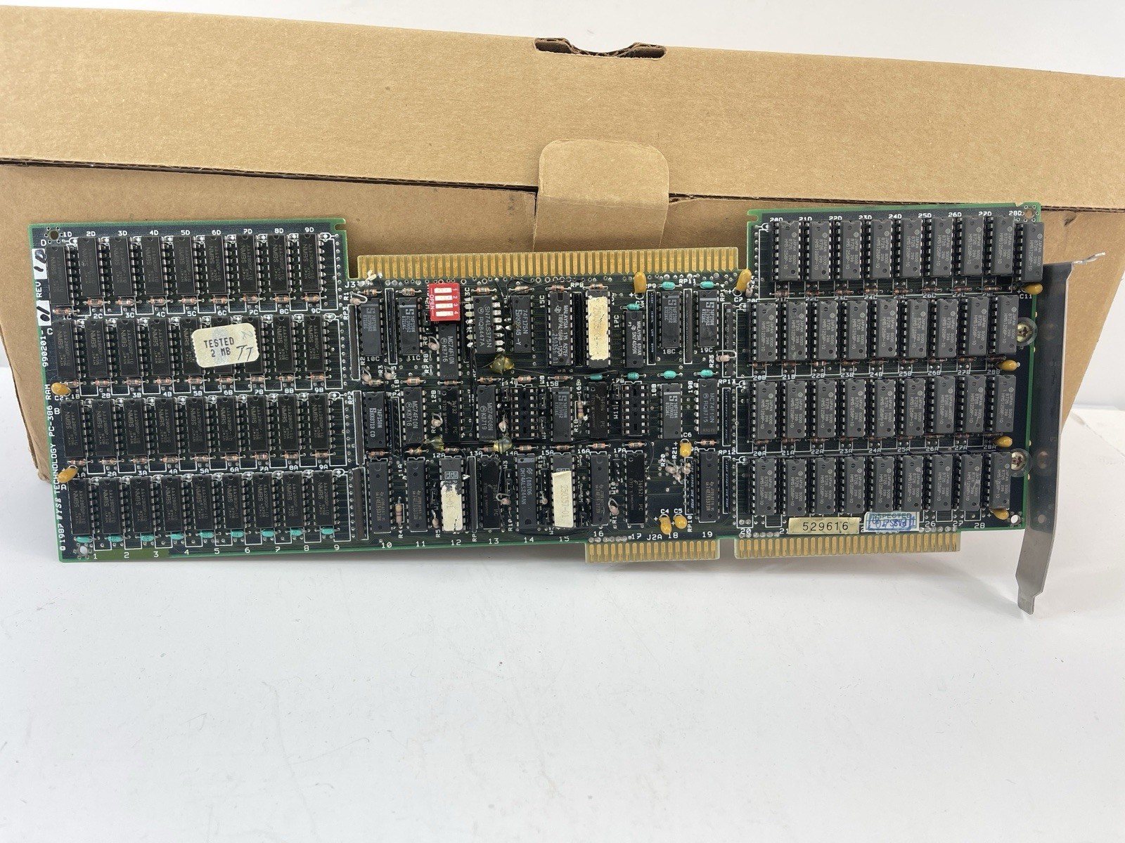 Vintage 1987 WYSE Technology PC-386 ISA RAM Expansion Card
