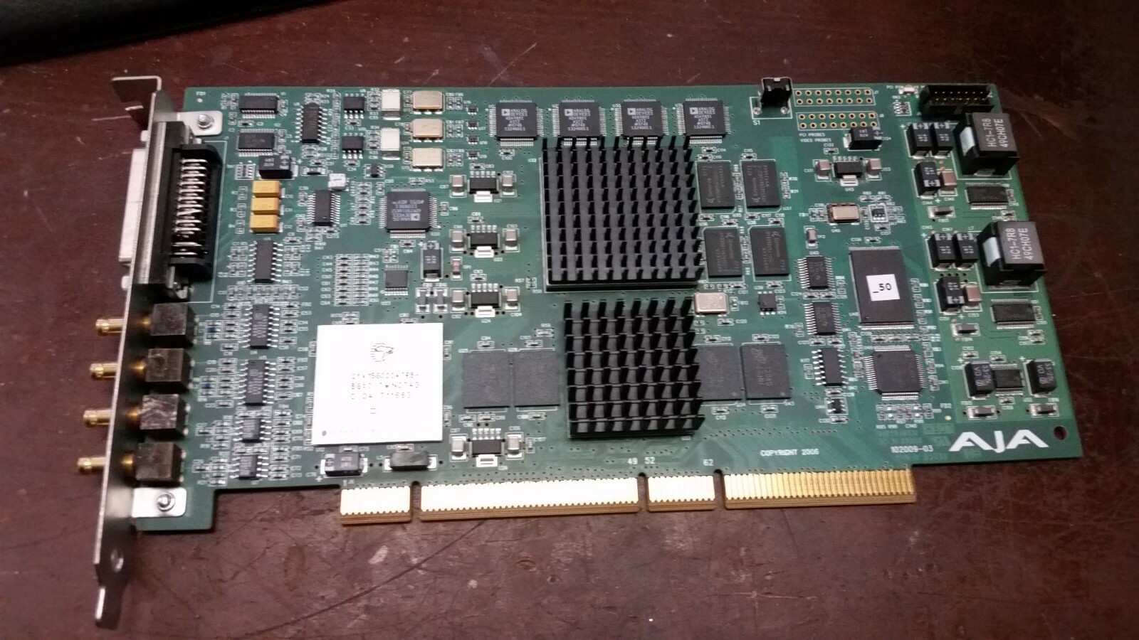 AJA 2K OEM HD-SDI Video IO Z-OEM-2K-RO KON3G SD/HD SDI Break Out Board