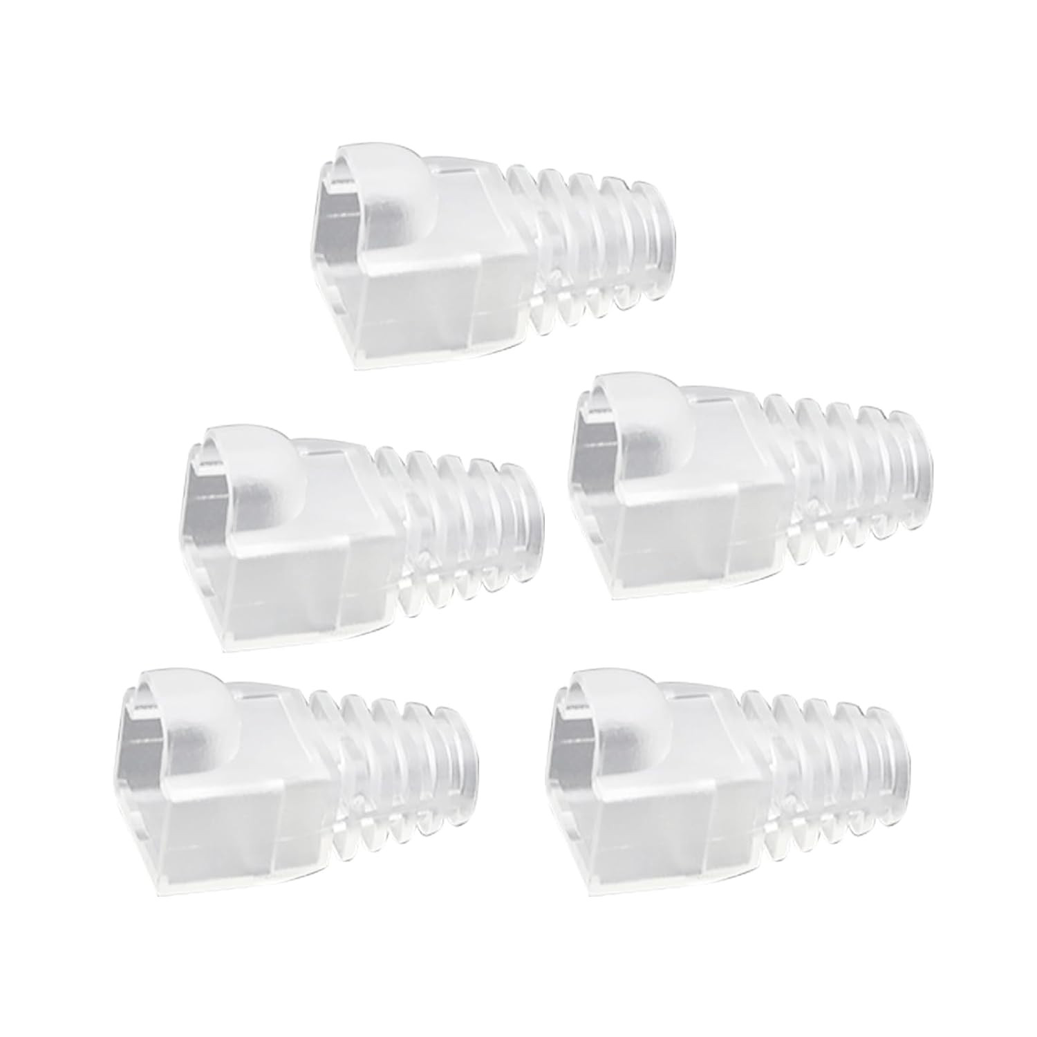 RJ-45 Strain Relief Boots Network Wire, 100 PCS CAT5, CAT5E, CAT6, CAT6A Plastic