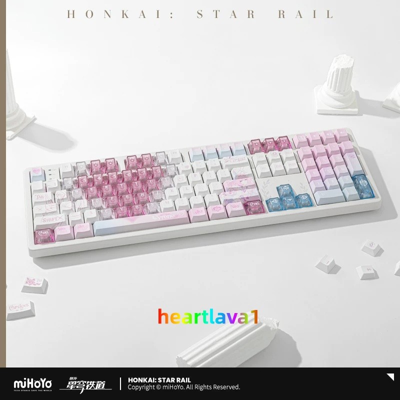 Game Official Honkai: Star Rail Cyrene 108-Key Tri-Mode Mechanical Keyboard