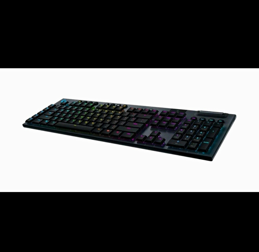 Logitech G LIGHTSPEED Wireless Bluetooth Low-Profile RGB Gaming Keyboard Black