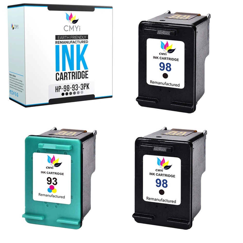 CMYi 3X Compatible Printer Ink 98 93 for HP PhotoSmart C4180 C4183 C4188 C4190