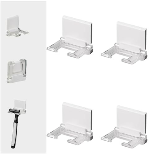 Self-Adhesive Foldable Hook | Wall-Mounted Power Cord Organizer | Razor Holder