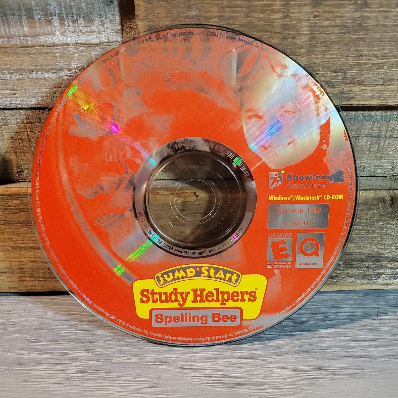 Jump Start CD ROM Study Helpers Spelling Bee 2003 Knowledge Adventure Win Mac PC