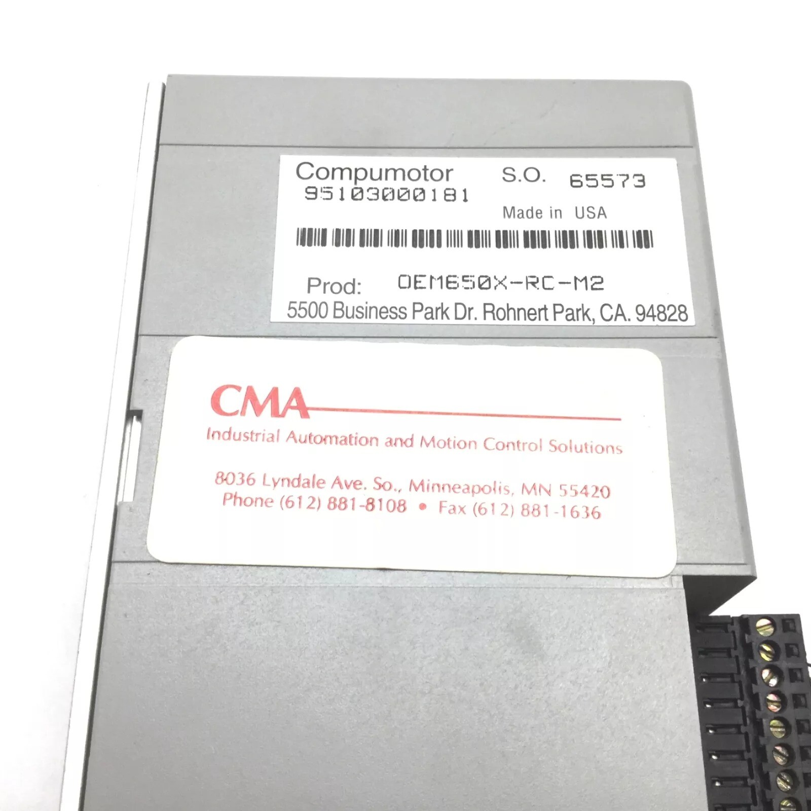 1PC NEW Parker OEM650X-RC-M2 OEM Compumotor Indexer Drive fedex or DHL