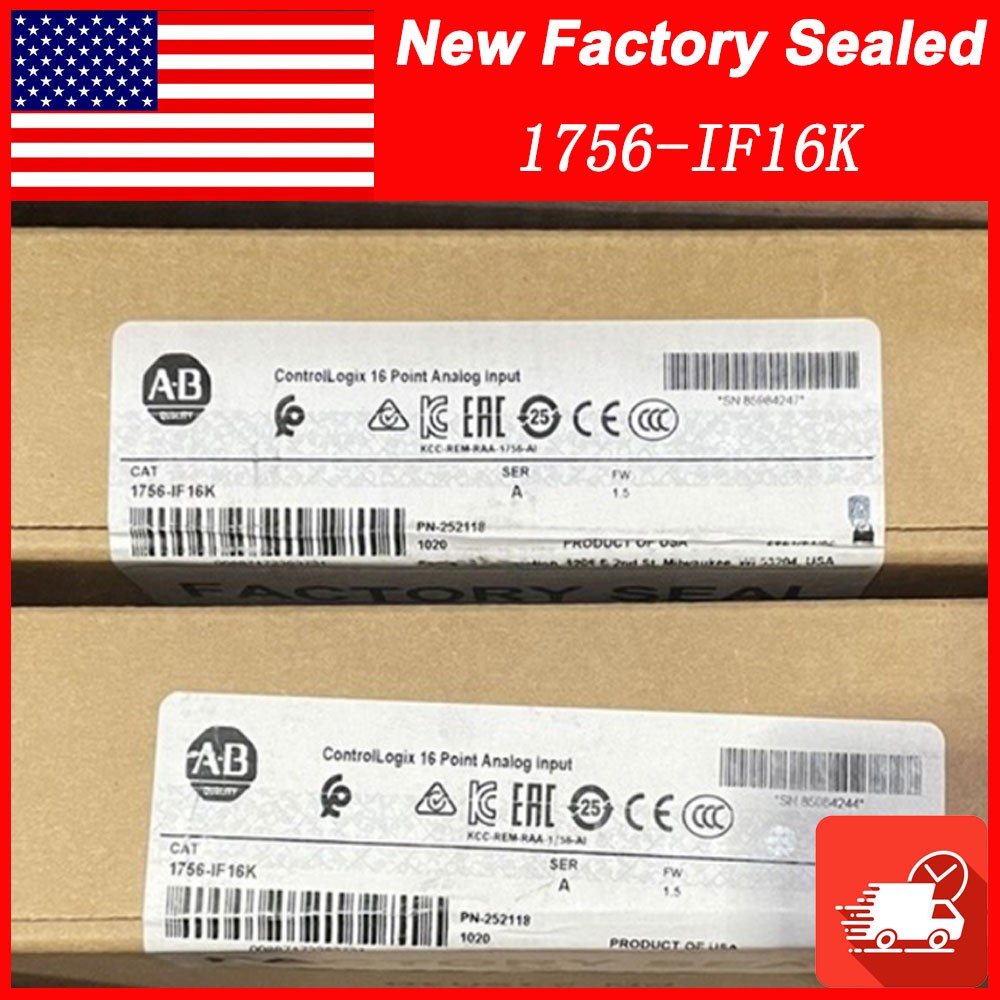 New AB 1756-IF16K SER A  New in Box New Factory Sealed AB 1756IF16K