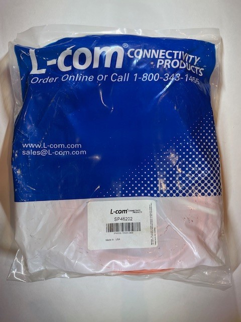 L-Com 50/125 150ft Plenum Rated Fiber LC/LC - Qty: 4