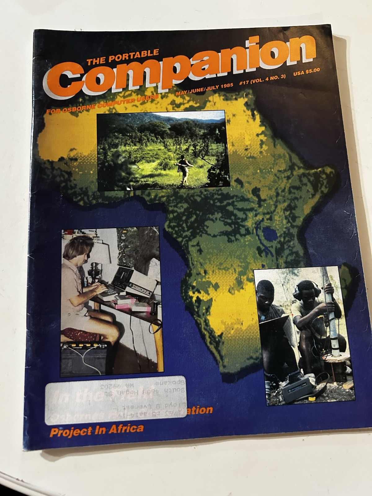 The Portable Companion Magazine May June July 1985 Osborne Computer Africa