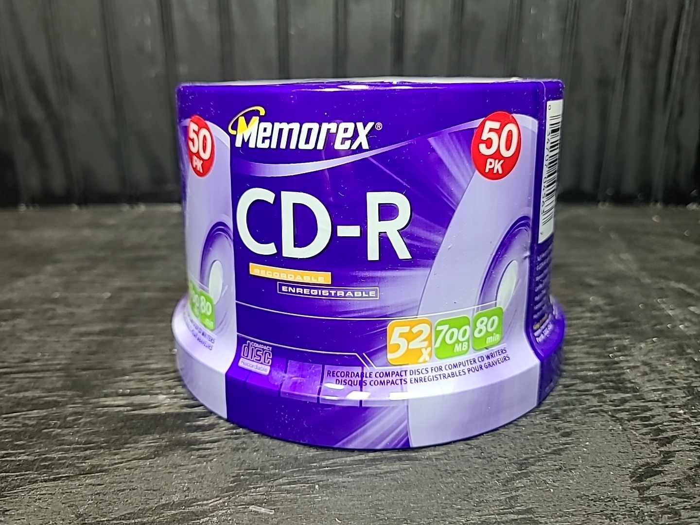 Memorex CD-R 50 Pack 52X 700Mb 80 Min Brand New Factory Sealed Discs