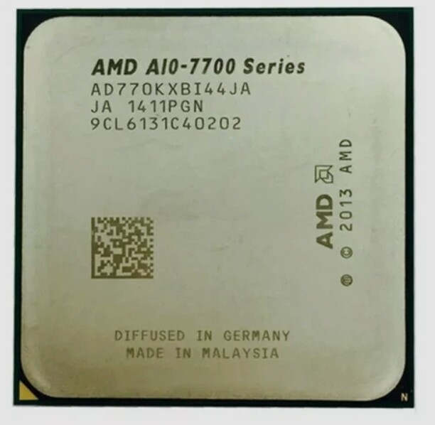 AMD A10-7700K CPU A10-Series Quad-Core 3.4GHz 4M 95W Socket FM2+ Processor