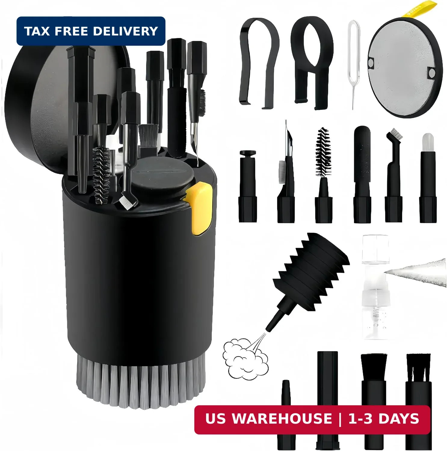 20-in-1 Laptop Phone Screen Earbud Cleaning Kit, Keyboard Cleaner Kit