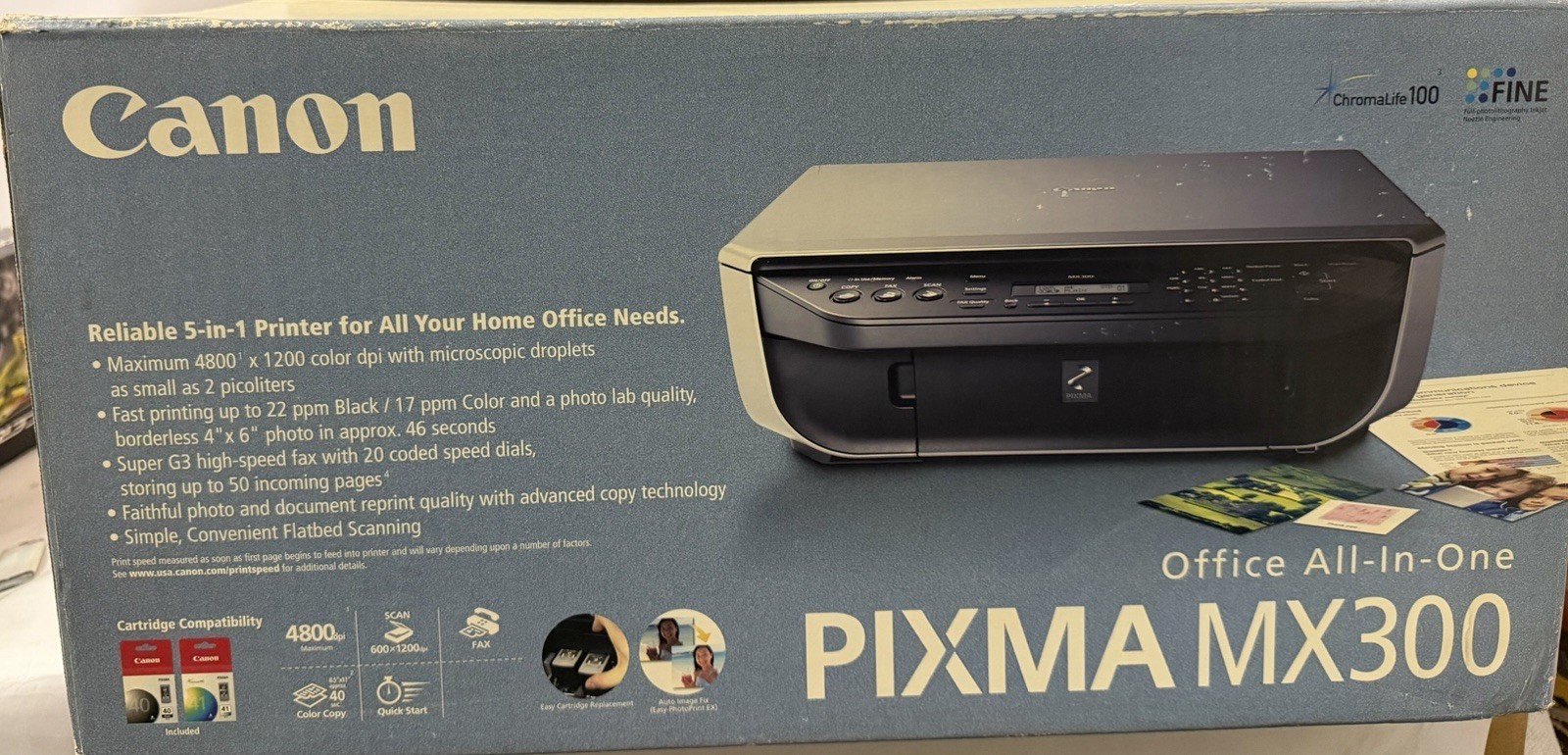 🔥 New In Box Canon PIXMA MX300 Digital Photo Inkjet Printer 2182B002 All-in-One