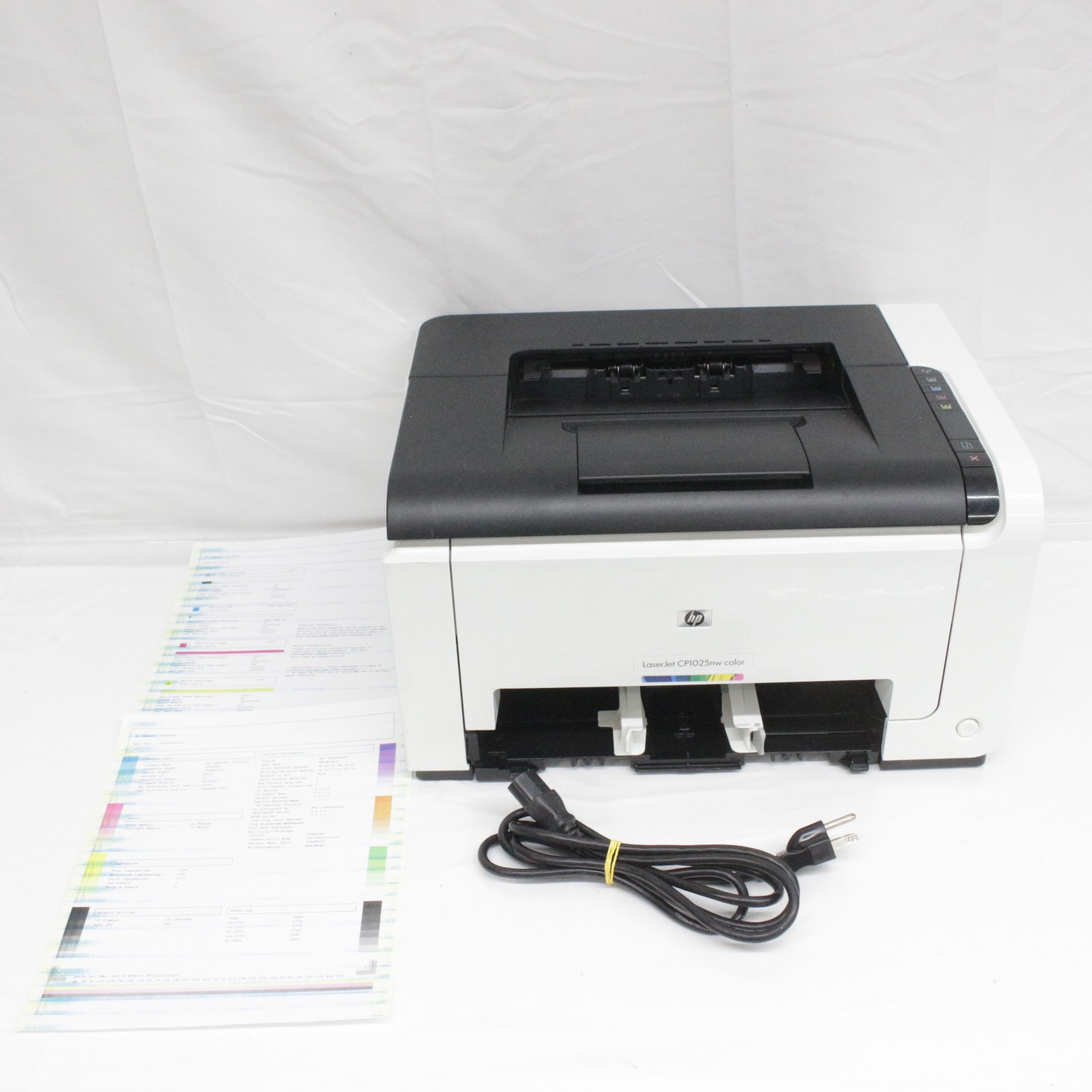HP LaserJet CP1025nw Color Laser Printer With Some toner Only 1784 Printed