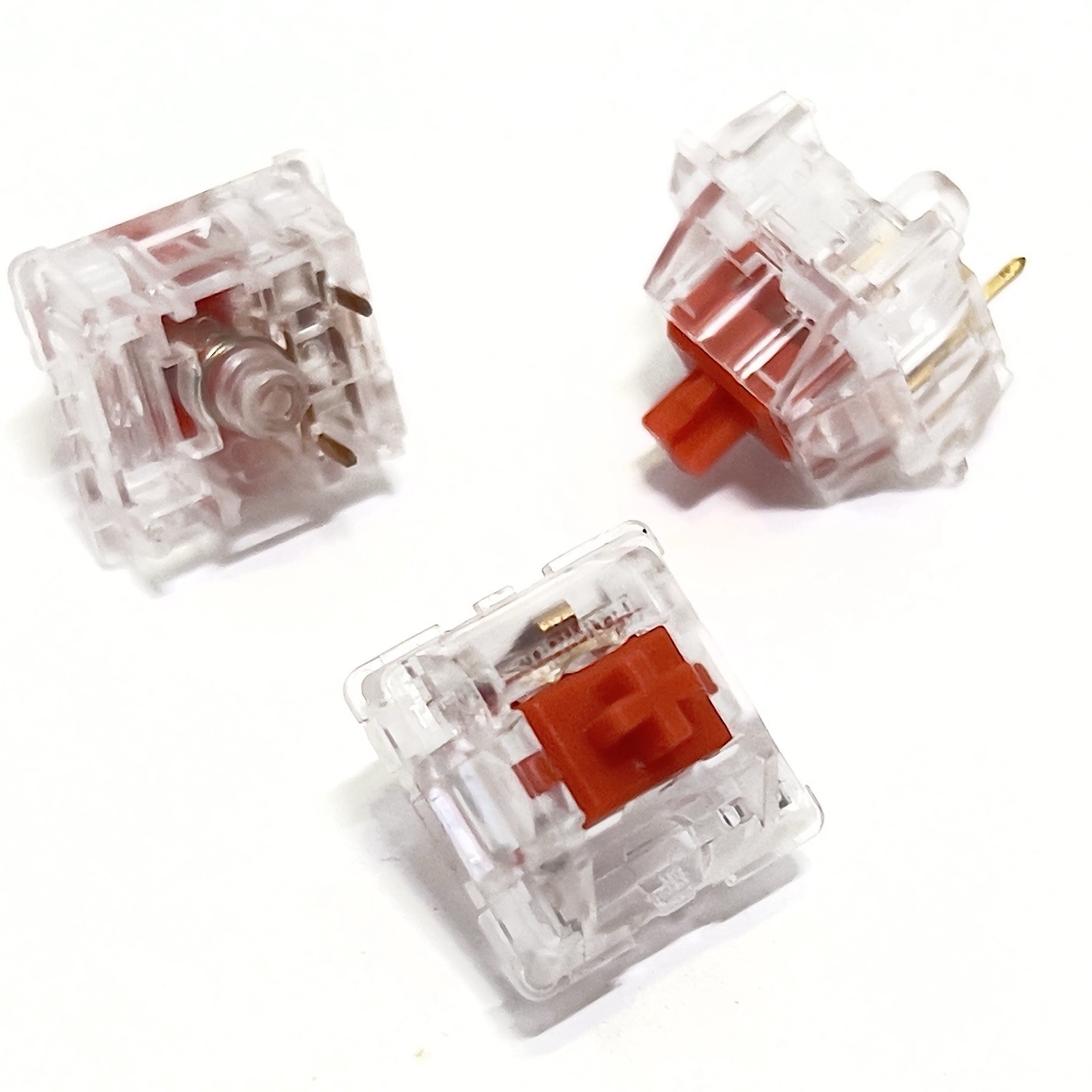 3x Glorious GMMK Red Fox Tactile Mechanical Keyboard Replacement Switches