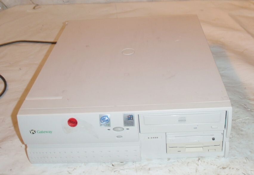 Gateway E-3400 Model: NLX Mini Desktop C02 E3400 w Windows 98 Second Edition COA