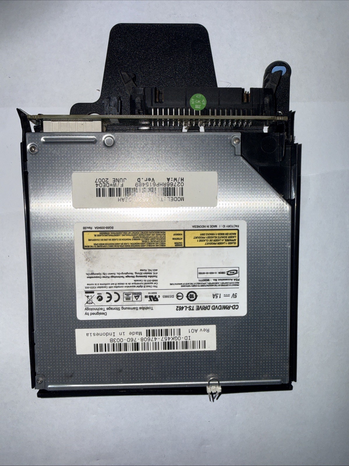 Dell GK457 TS-L462D Slimline IDE CD-RW DVD-ROM Optical Drive w/ Caddy