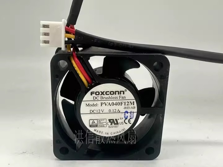 1PCS Brand New Foxconn 4020 PVA040F12M -R03-AB DC12V 0.12A 3-Wire