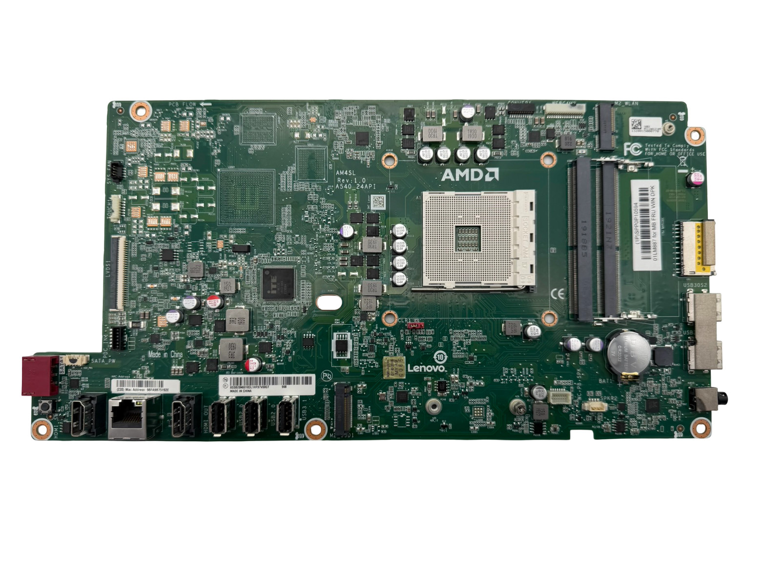 Genuine 01LM887 Lenovo IdeaCentre A540-24API AIO Motherboard System Board