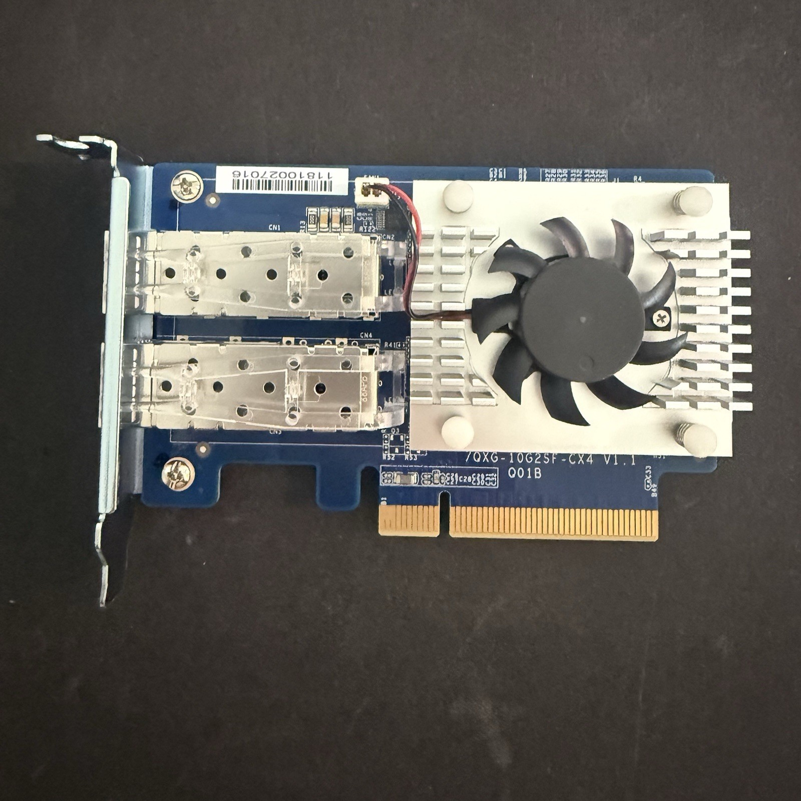 QNAP QXG-10G2SF-CX4 Dual-Port 10GbE SFP+ Network Expansion Card