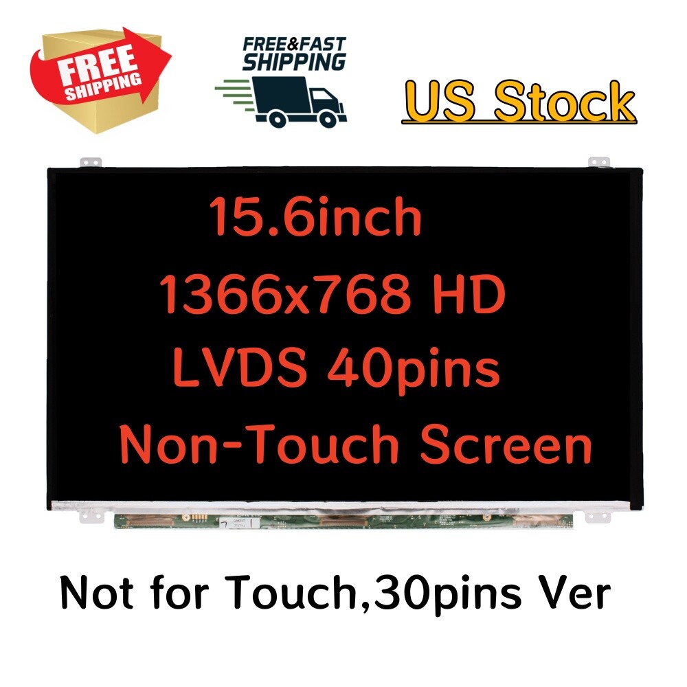 For HP Part Number 732080-001 Only LCD Screen LED for Laptop 15.6" HD Display