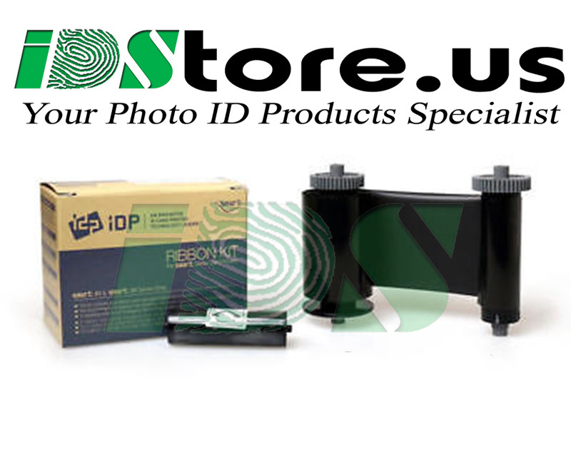 NEW IDP 659367 Black (K) Monochrome Ribbon Kit - 1200 Prints ***Free Shipping***