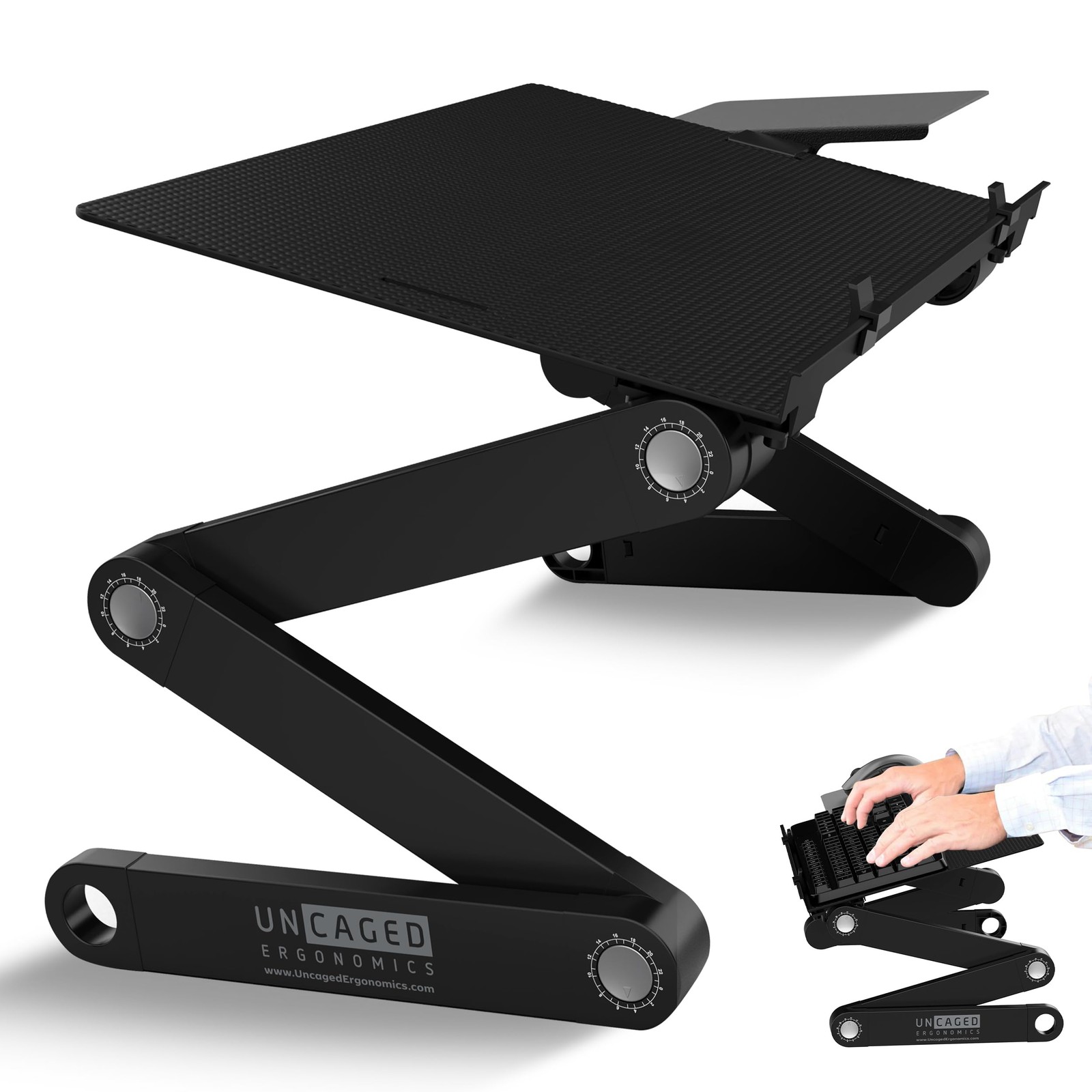 Uncaged Ergonomics WorkEZ Adjustable Computer Keyboard Stand for Desk