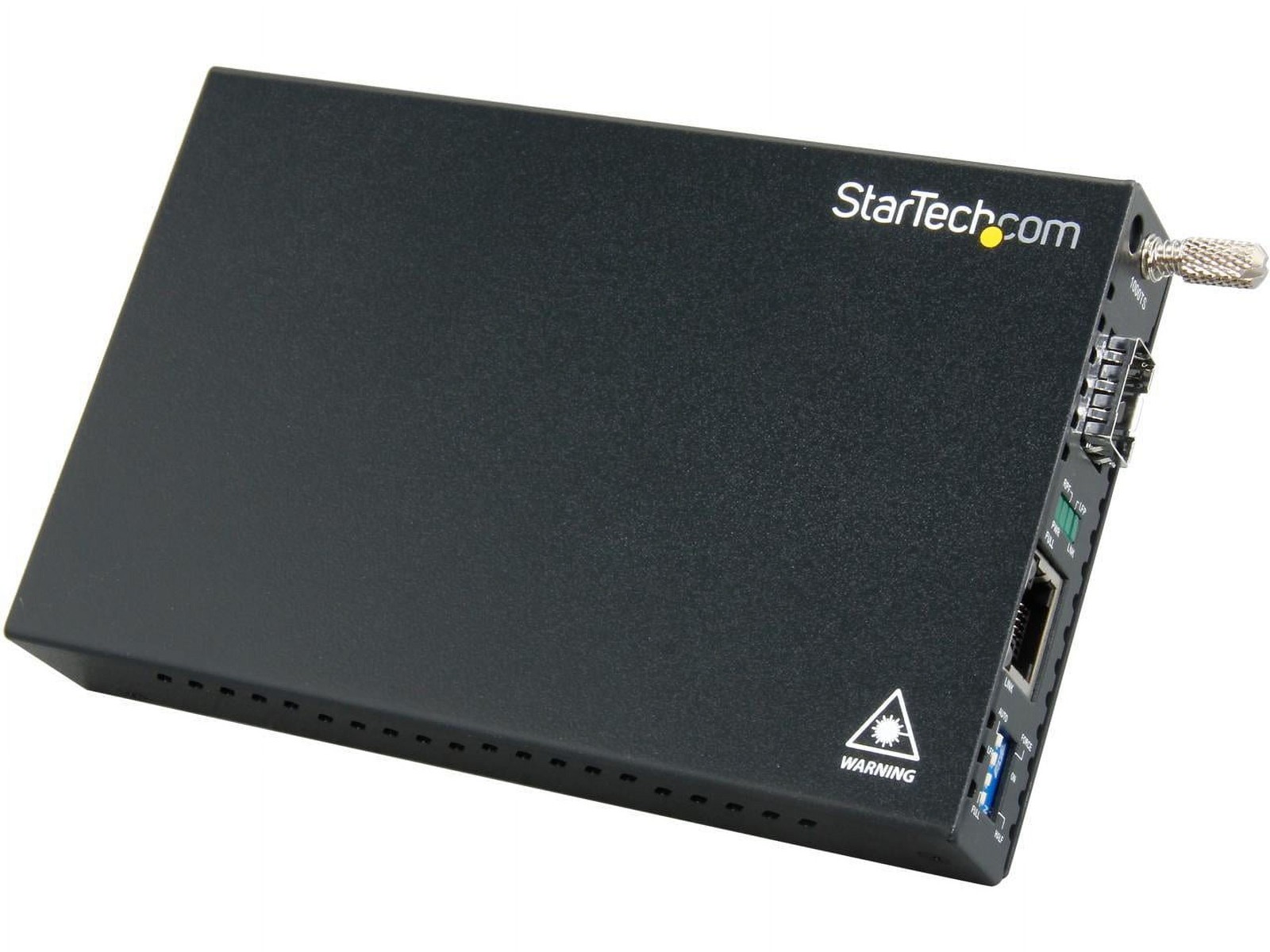 StarTech.com Gigabit Ethernet Fiber Media Converter with Open SFP Slot, Steel